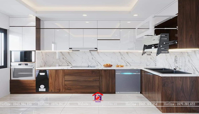 TỦ BẾP MDF AN CƯỜNG 45